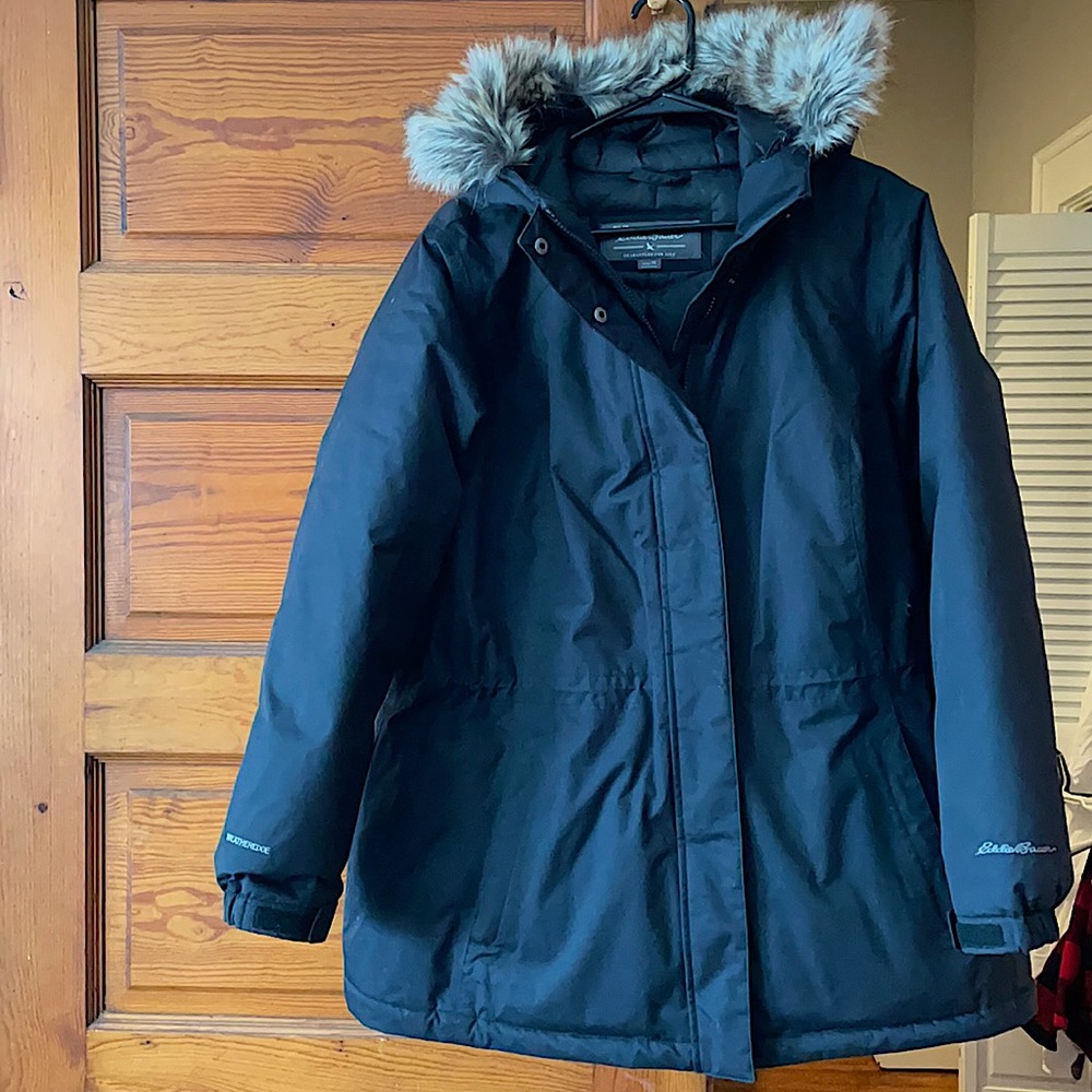 Eddie Bauer Weatheredge Parka 1x in Black